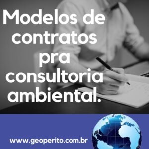 Modelos de contratos pra área de consultoria ambiental. Modelo proposta consultoria PRAD PGA licenciamento; 3 Modelo proposta PTRAPP CAR ADA ; 4 Modelo proposta recuperacao areas degradadas; 5 Modelo contrato consultoria; 6 Modelo contrato reflorestamento; 7 Modelo contrato venda de mudas; 8 Modelo termo confidencialidade.  O material é indicado profissionais de diversas áreas como engenheiros, biólogos, gestores ambientais, ecólogos, arquitetos, geógrafos, agrônomos etc.